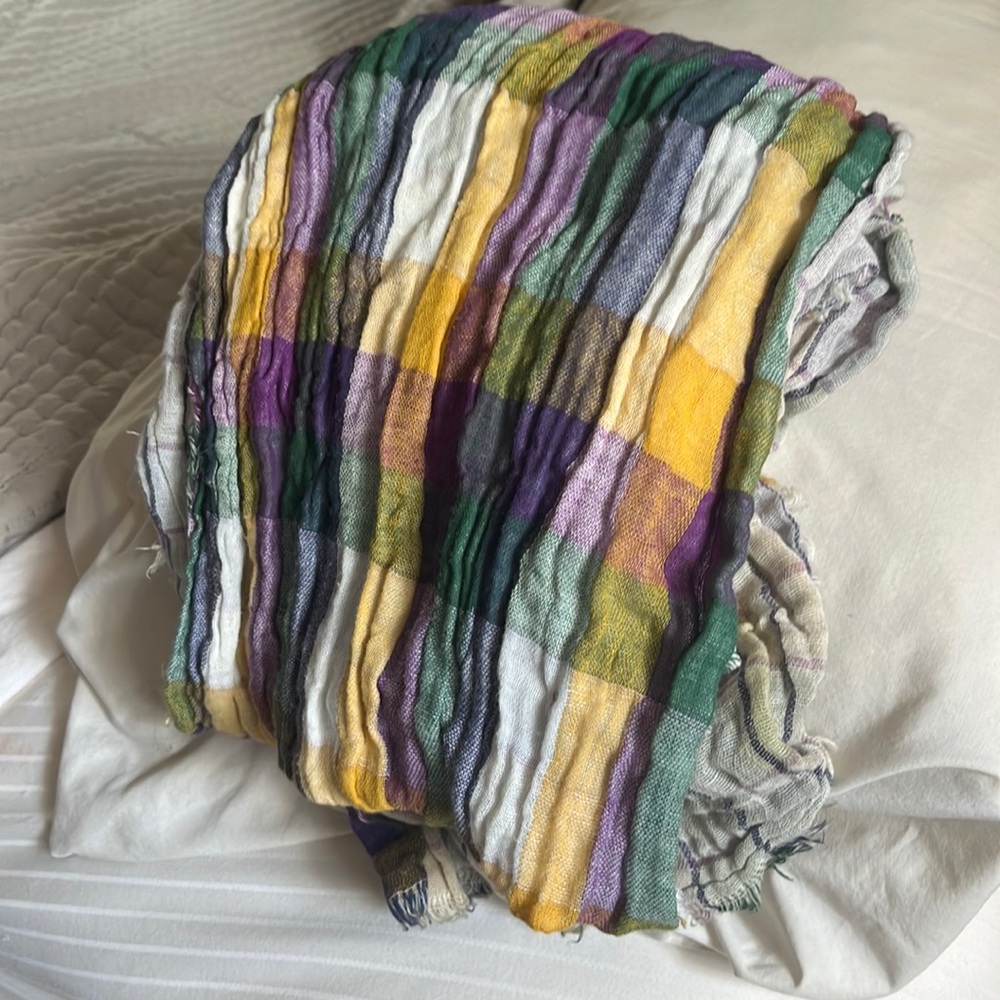Multicolored Spring Scarf - Picture 2 of 4